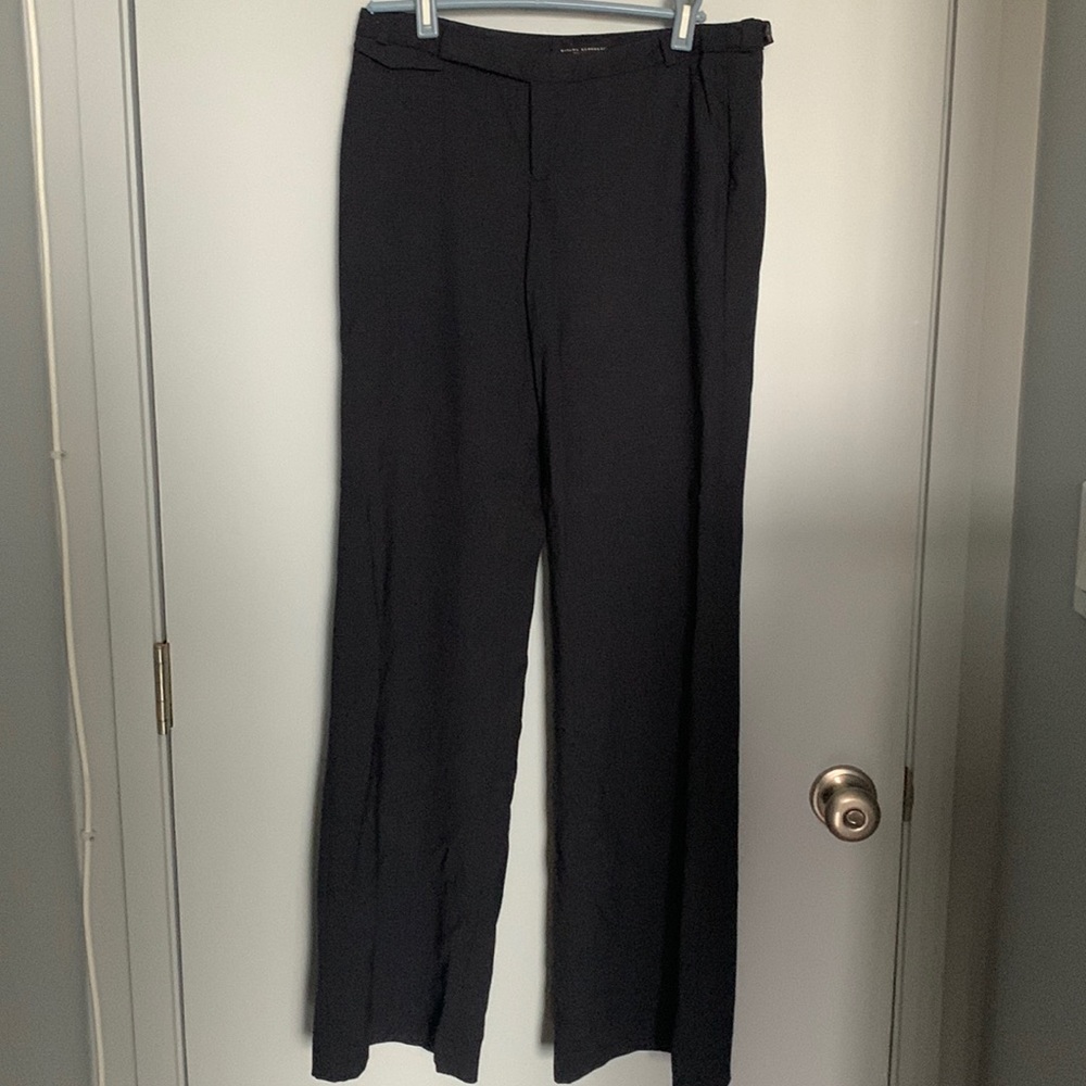 **Banana Republic** dark blue wide leg trousers